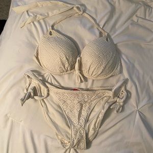 Elegant Cream Bikini Set